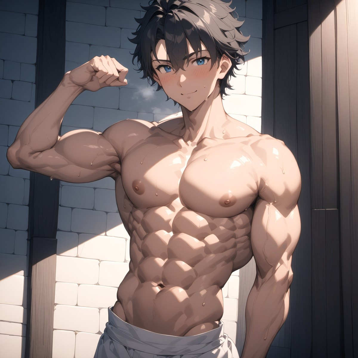 Anime Boy Mạnh Mẽ