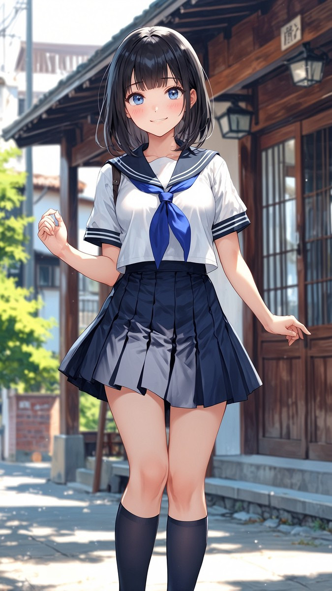 Anime hotgirl xinh đẹp trong bộ đồ truyền thống