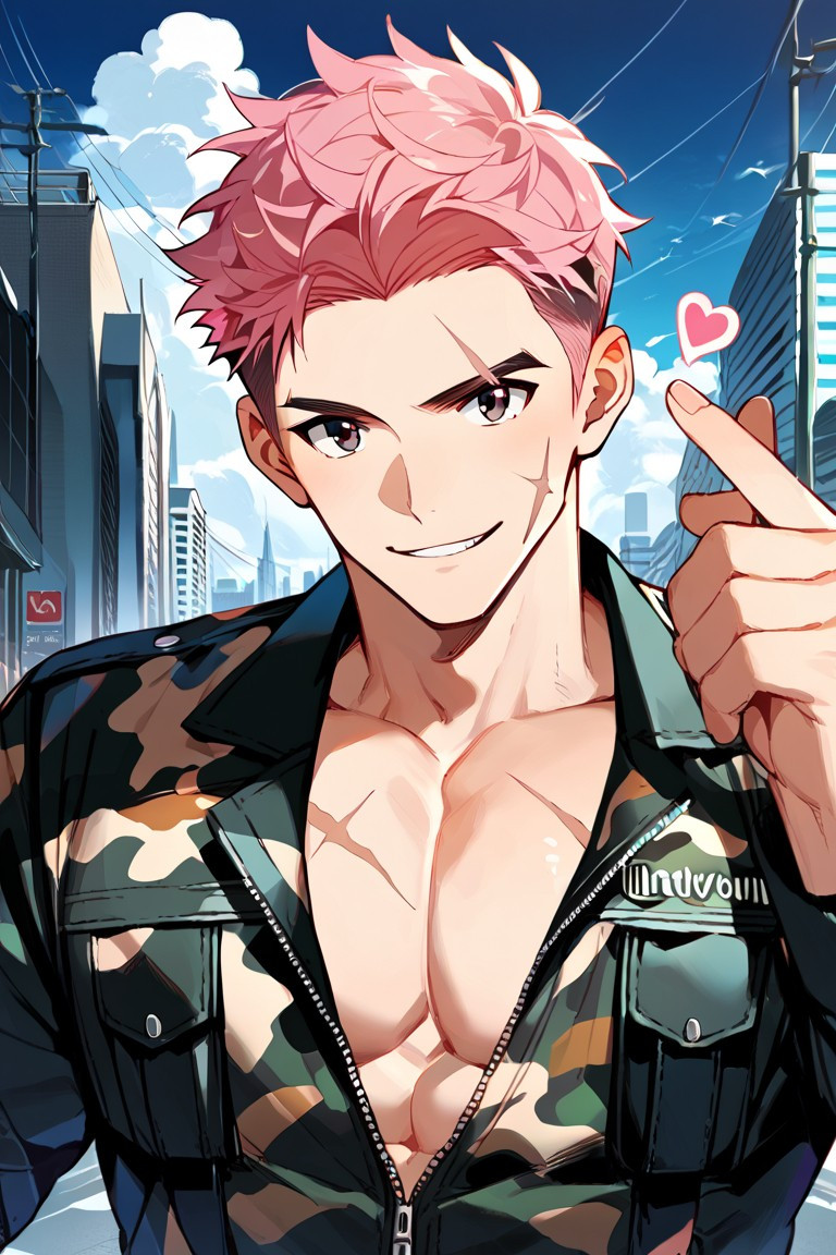 Chàng trai anime sức mạnh