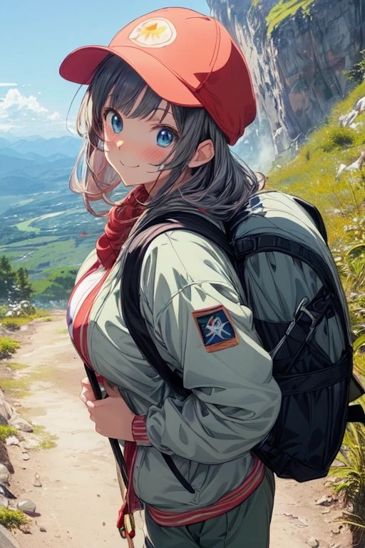 Cô gái anime xinh đẹp giữa rừng hoa