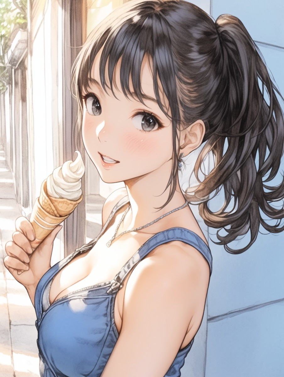 Cô gái Anime xinh đẹp với ánh mắt quyến rũ