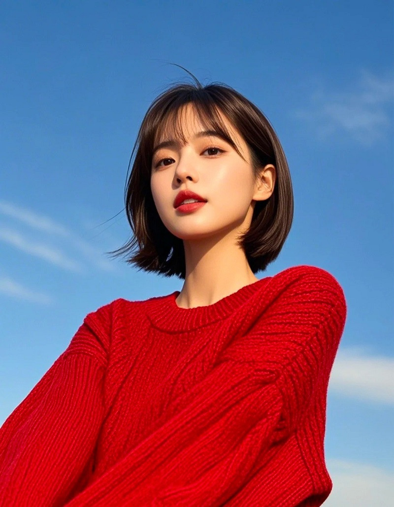 gái xinh tóc ngắn dịu dàng