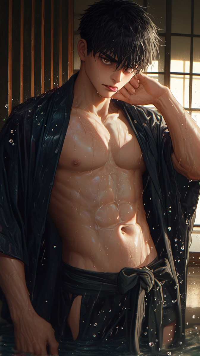 Hình ảnh Anime boy lực lưỡng