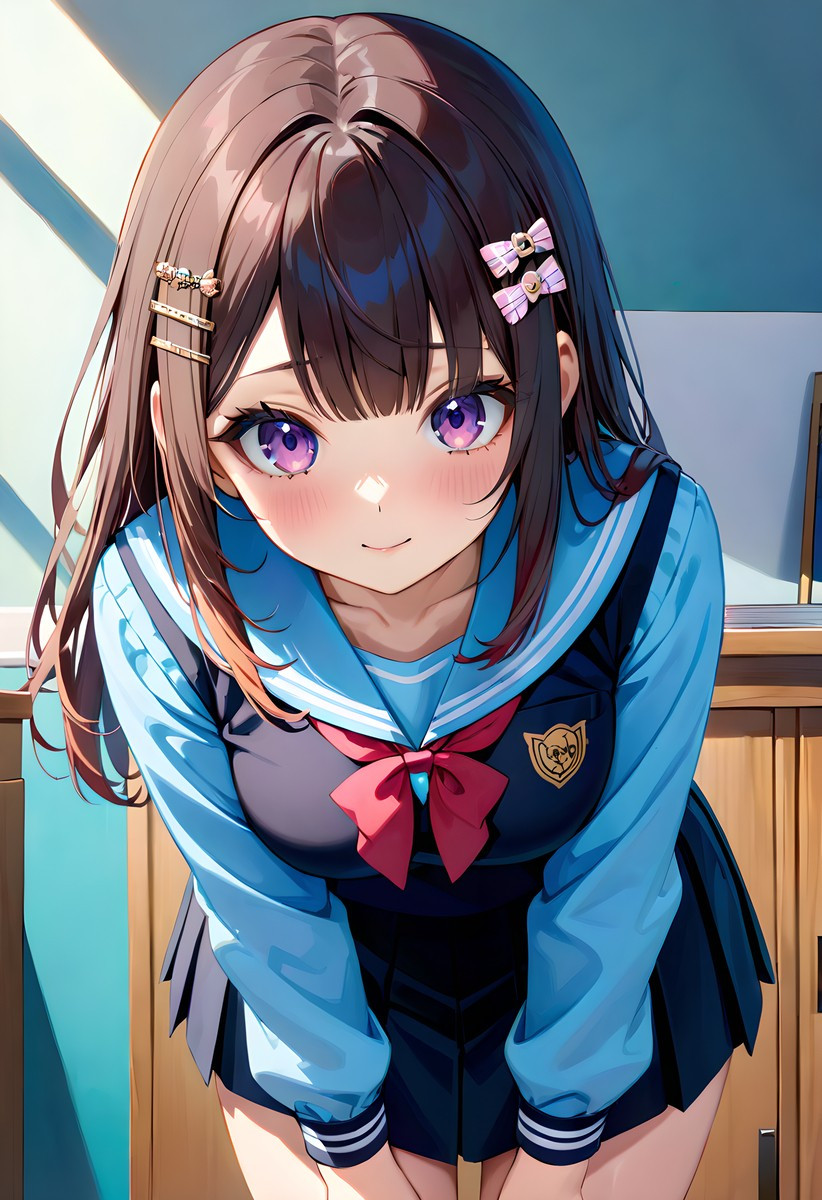Hình ảnh anime nữ với vẻ đẹp nhẹ nhàng trong vườn hoa