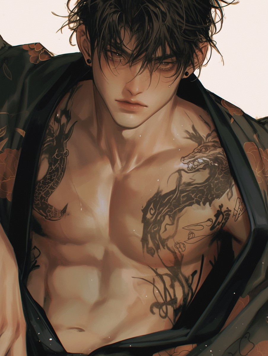 Hình nền anime chàng trai lực lưỡng