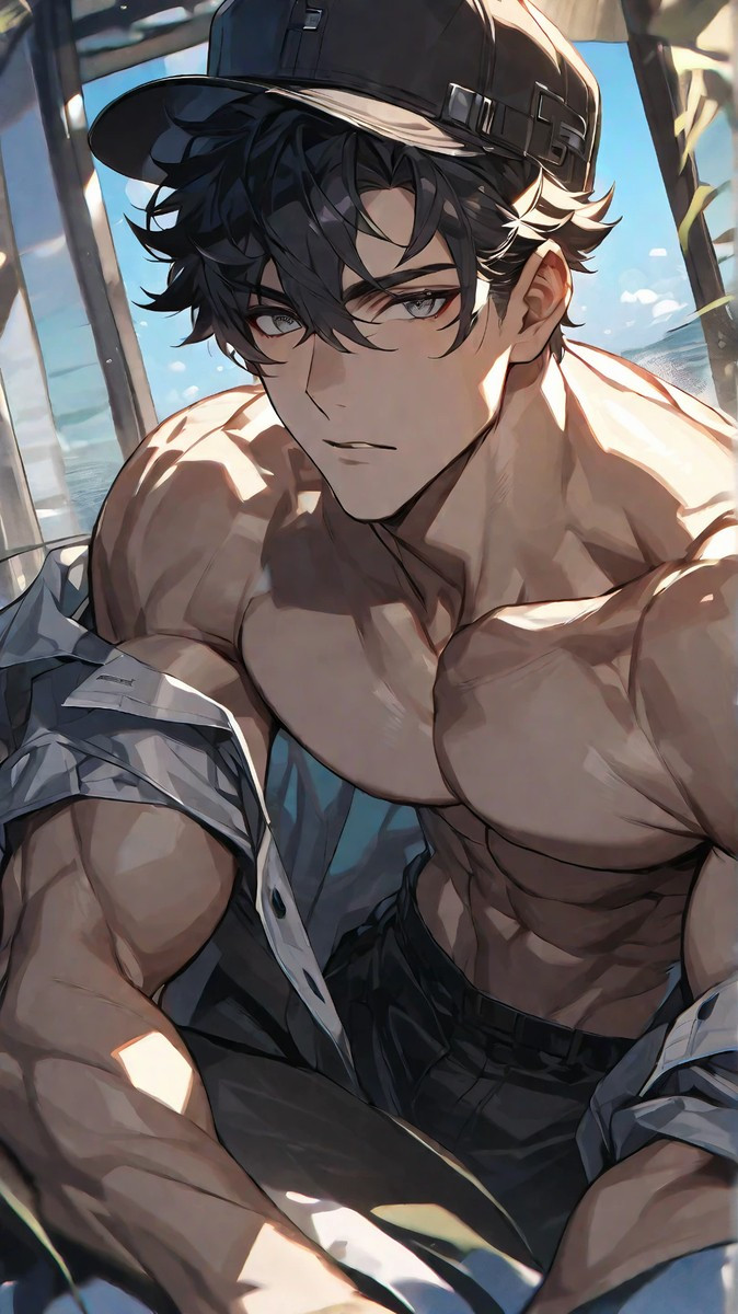 Hình nền Anime trai lực lưỡng