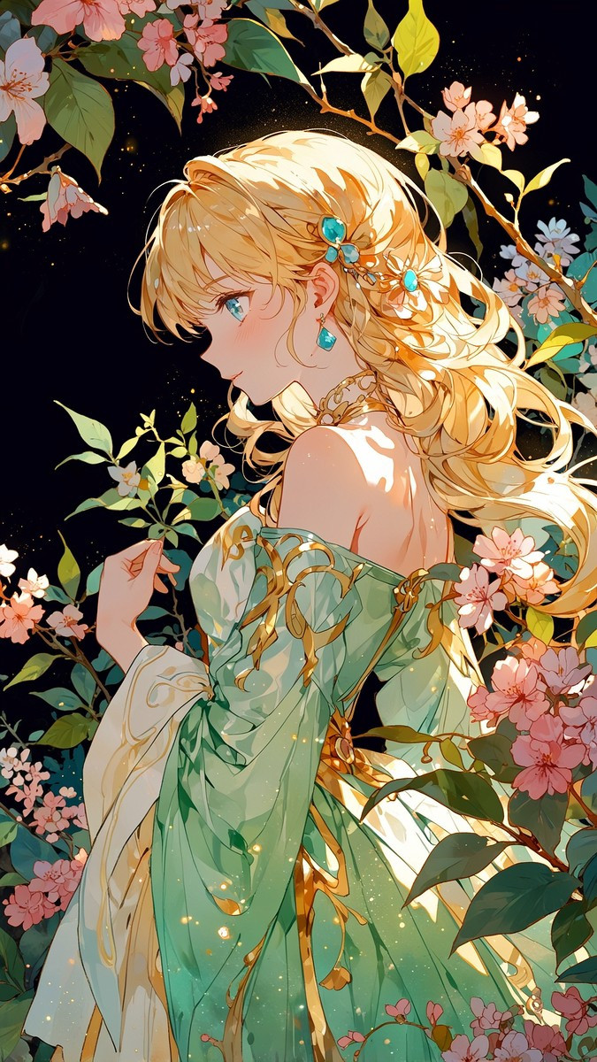 Hình nền Anime với ánh mắt thu hút