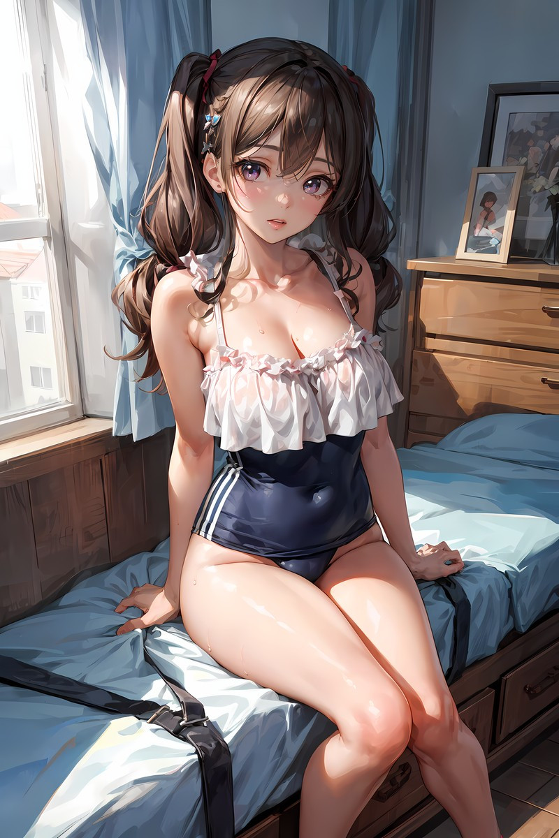 Mỹ nữ với đôi mắt cuốn hút trong hình ảnh anime
