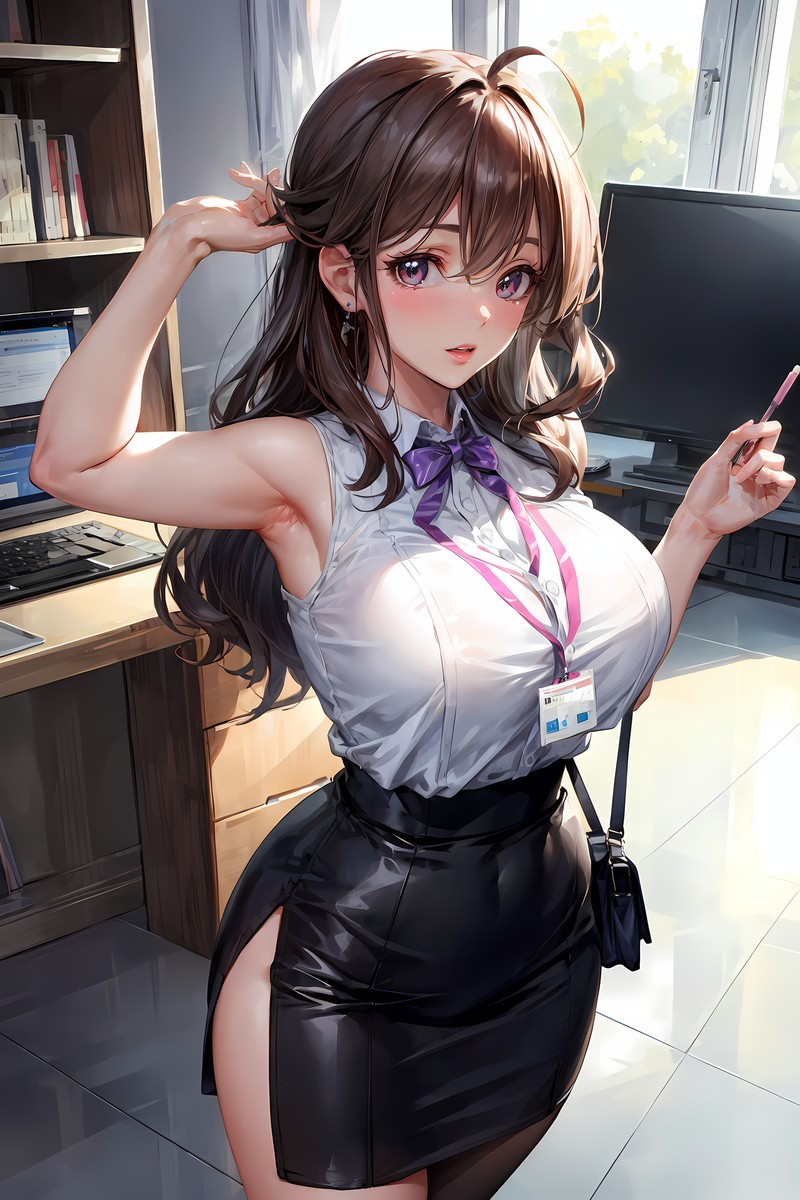 Sắc màu tươi sáng của hình ảnh anime nữ xinh đẹp