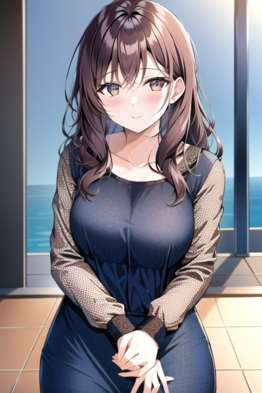 Yuki Hoshino với mái tóc trắng